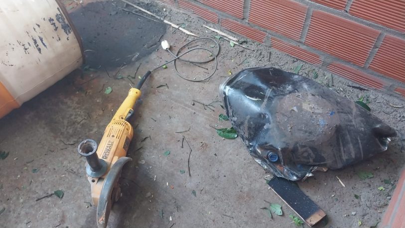 Accidente laboral en Dos Mayo: hombre herido tras la explosión de un tambor