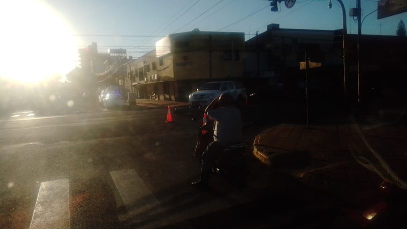 Periodismo ciudadano: chocaron una moto y una camioneta en Uruguay y Monteagudo