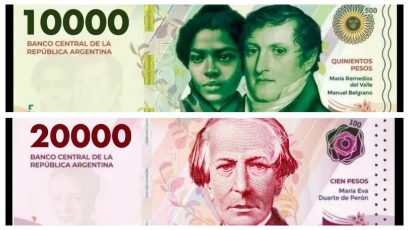 Los nuevos billetes de $10 mil y $20 mil pesos estarán disponibles a partir de junio