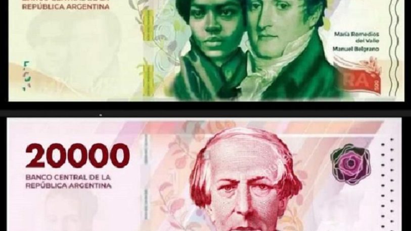 Nuevos billetes de 10 mil y 20 mil pesos: cuándo comenzarán a circular