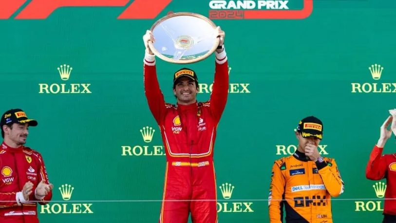 Sainz se quedó con el Gran Premio de Australia