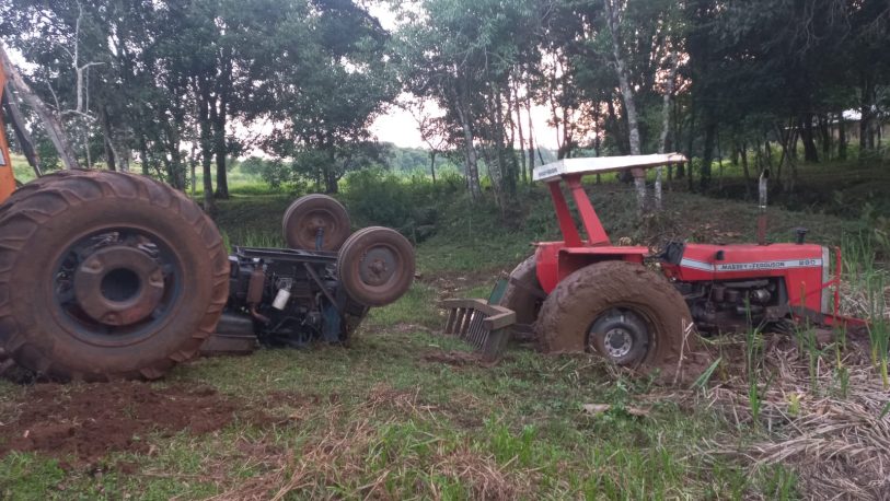El Soberbio: joven colono murió aplastado por un tractor