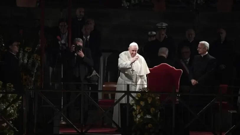 El papa Francisco no estuvo en la procesión del “Vía Crucis” en el Coliseo
