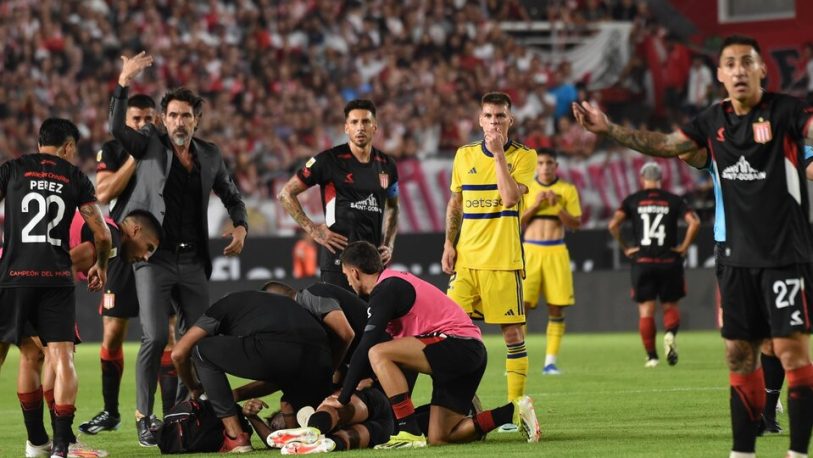 Se suspendió el partido entre Boca y Estudiantes porque Javier Altamirano se descompensó en pleno partido