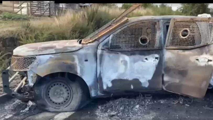 Conmoción en Chile por el asesinato de carabineros calcinados dentro de un patrullero