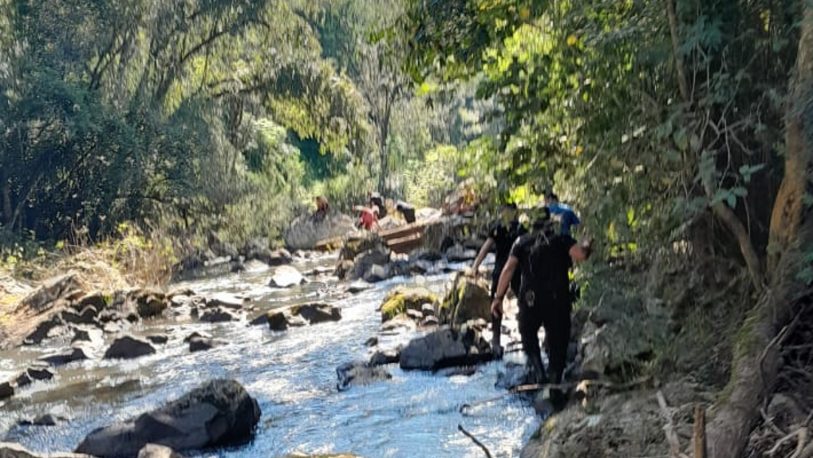 Un menor fue hallado ahogado en el arroyo Saltito de Dos de Mayo