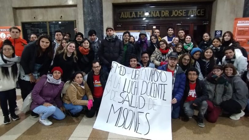 Alumnos de la Facultad de Ciencias Médicas de la UBA respaldan la lucha de Misiones