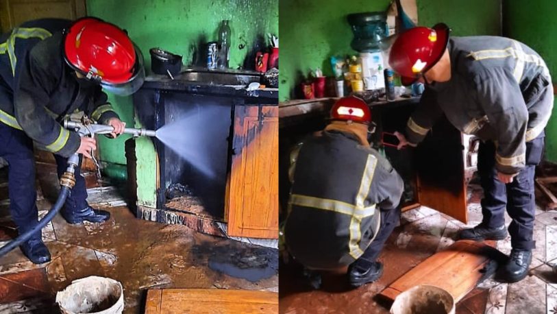 Un nene de 4 años jugaba con un encendedor y casi incendia la casa