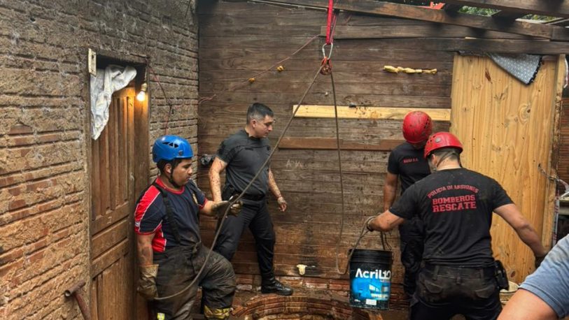 Encuentran restos óseos en un pozo durante la búsqueda de Jorge Rivero en Iguazú: dos detenidos