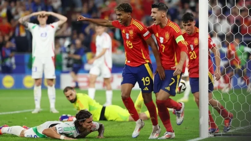 España venció a Italia y se metió en octavos de final de la Eurocopa