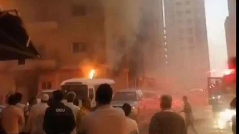 Infierno en Kuwait: un voraz incendio deja al menos 41 muertos y 15 heridos
