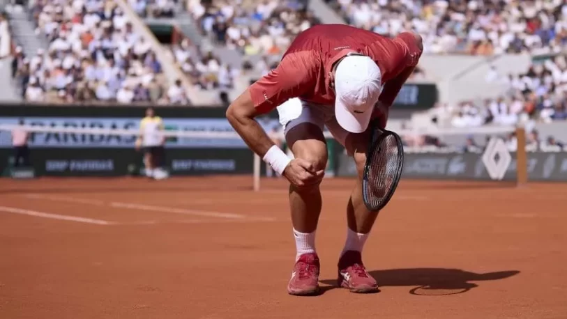 Novak Djokovic se retiró del Roland Garros